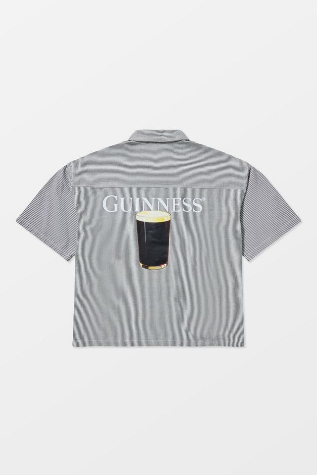 Basic Pleasure Mode UO Exclusive Camicia a Righe Blu Guinness #8