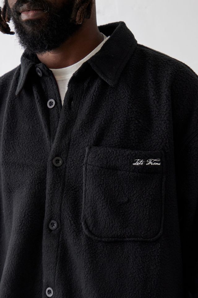 iets frans... Schwarzes Fleece-Shirt #1