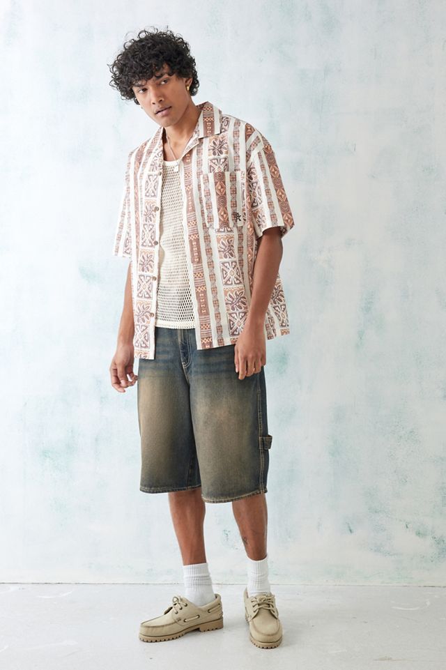 Chemise UO imprimé surf marron #1