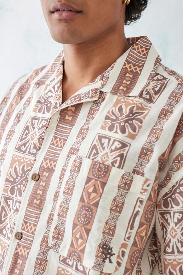 Chemise UO imprimé surf marron #4
