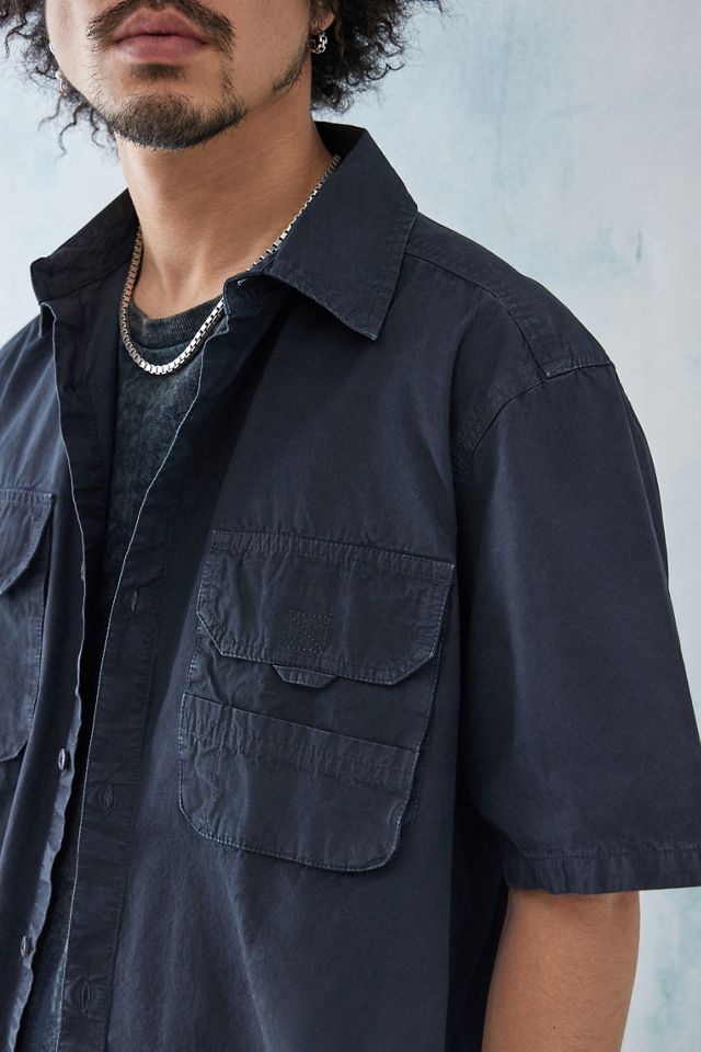 BDG - Chemise utilitaire manches courtes noire  #1