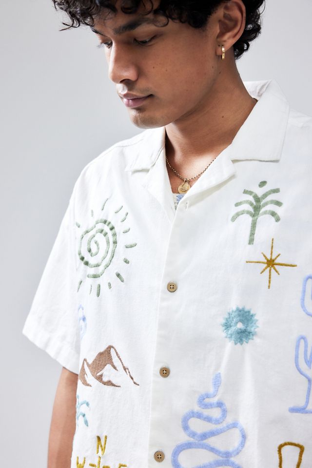 Chemise brodée UO White Ray #1