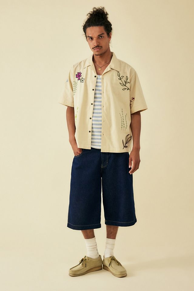 Camisa de Lino Bordada Doodle BDG #2