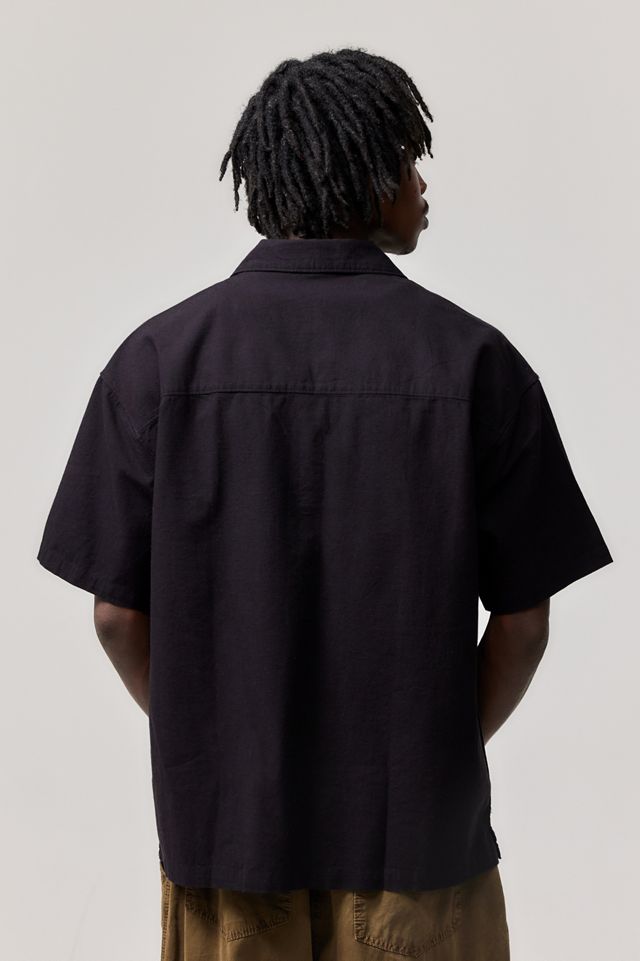 UO Ray Black Embroidered Shirt #3