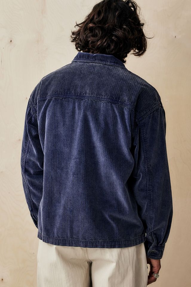 BDG Navy Acid Corduroy Shirt #3