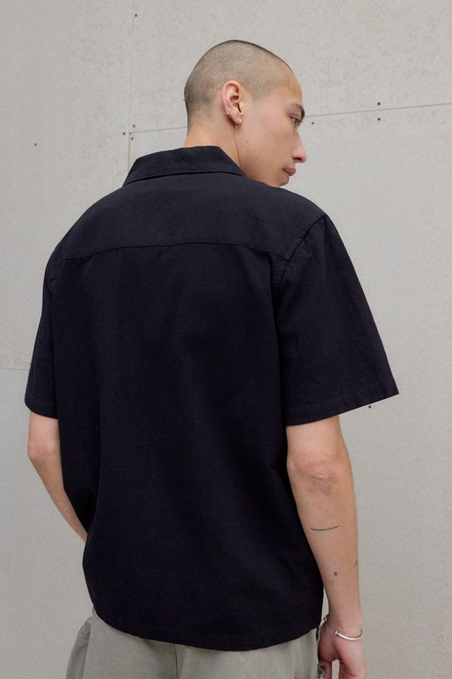 Camicia Slub Ricamata UO Black Ray #3