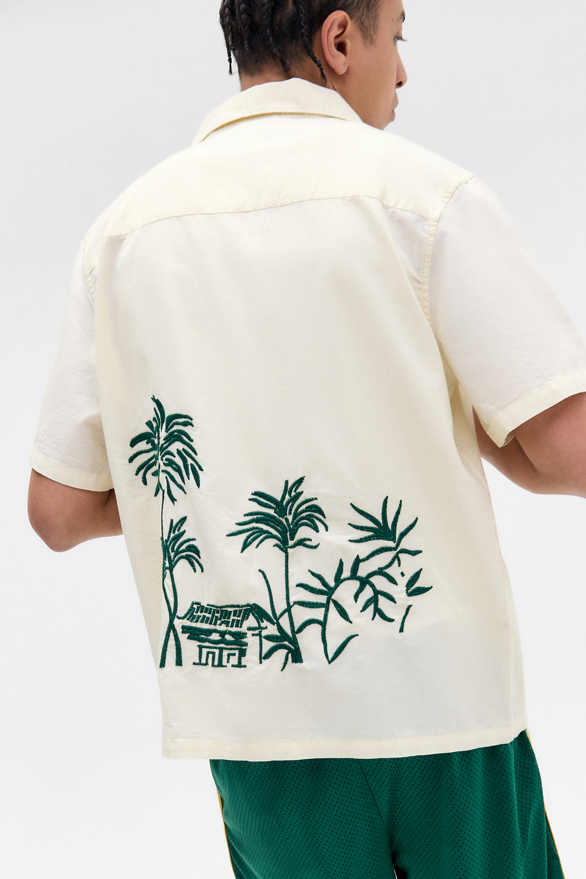 Ayker Scenic Embroidered Short Sleeve Shirt
