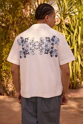 Rolla’s Bowler Grid Knit Short Sleeve Shirt