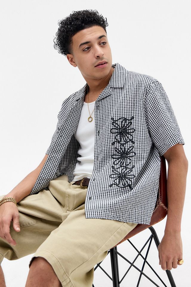 BDG Black Khari Gingham Shirt #4