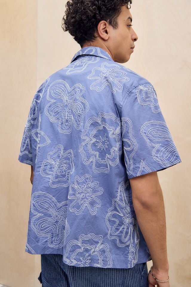 BDG Blaues Sencha Kurzarmhemd #3