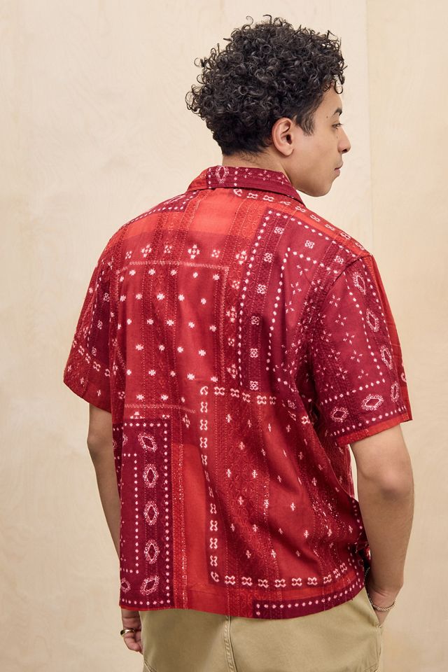 BDG Camicia a maniche corte con bandana rossa #3
