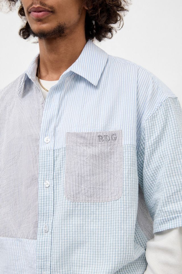 Camicia Patchwork in Seersucker Rani di BDG #3
