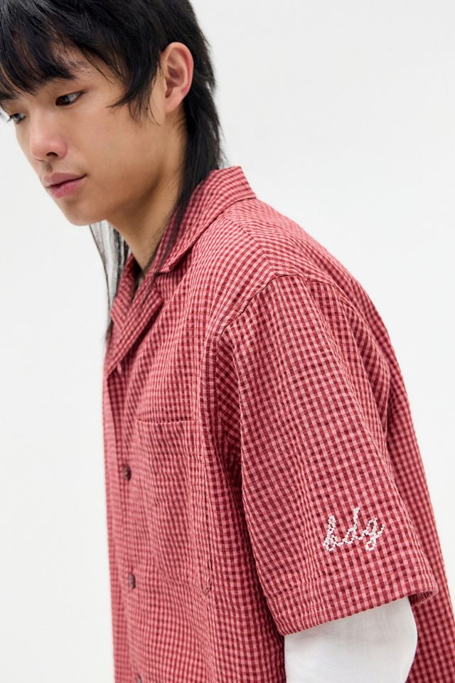 BDG Red Gingham Short Sleeve Shirt #2