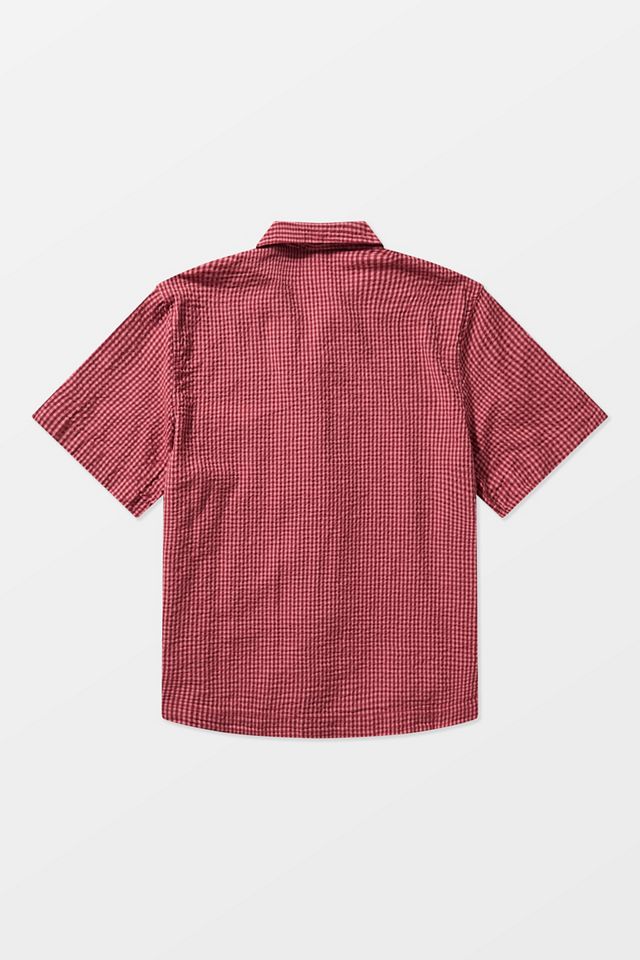 BDG Red Gingham Short Sleeve Shirt #7