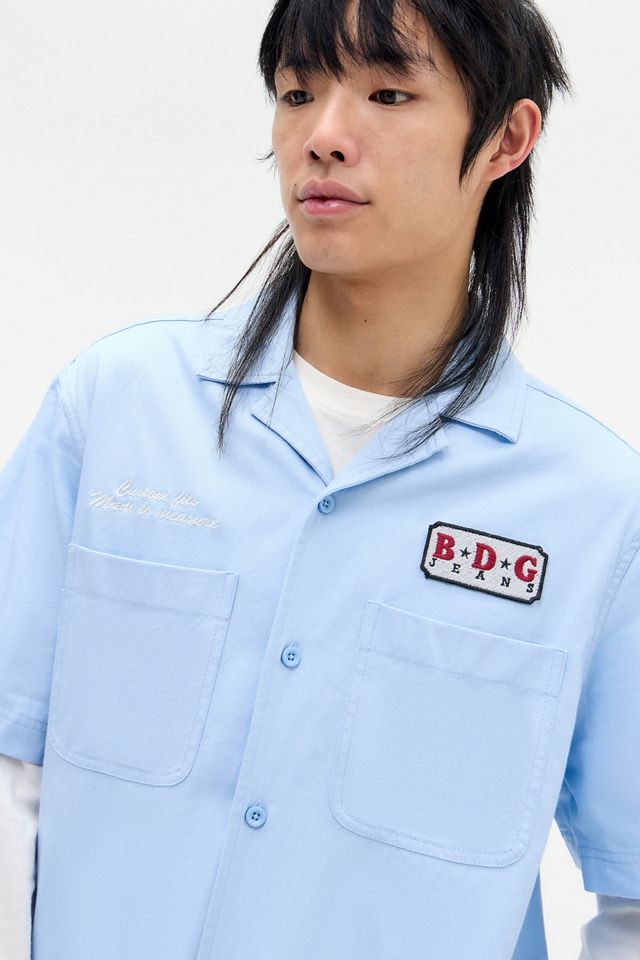 Camicia da meccanico BDG azzurro chiaro #3