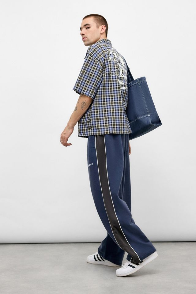 iets frans... Check Half-Zip Short-Sleeve Shirt #2