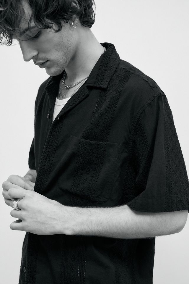 BDG Black Broderie Shirt #2