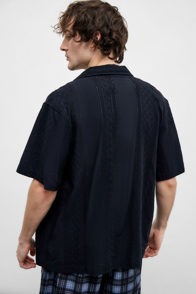 BDG Black Broderie Shirt #3