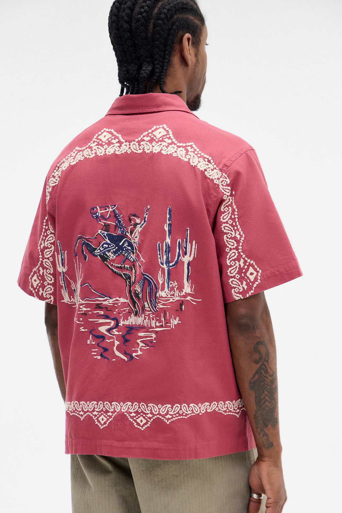 BDG Western Embroidery Shirt