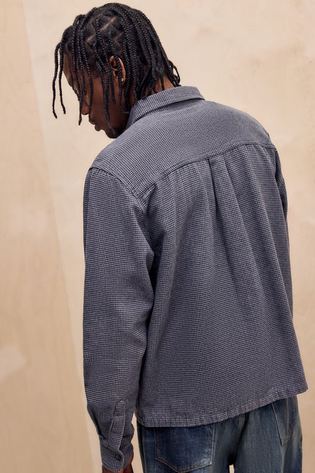 BDG Grey Reggie Houndstooth Shirt #3