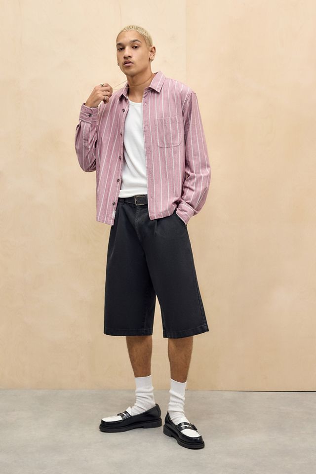 BDG Rose Stripe Long Sleeve Shirt #2