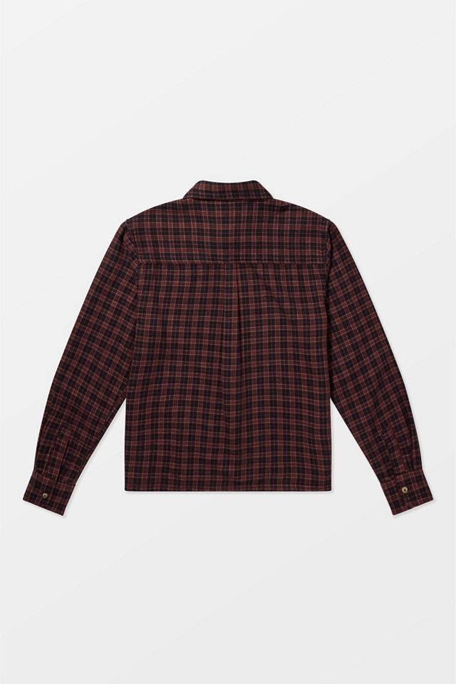 Camicia a quadri Reggie bordeaux BDG #7