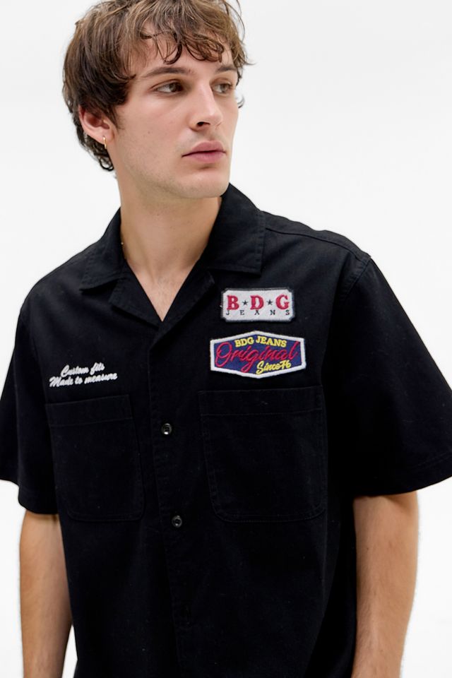 BDG Black Badge Short Sleeve Mechanic Shirt #1