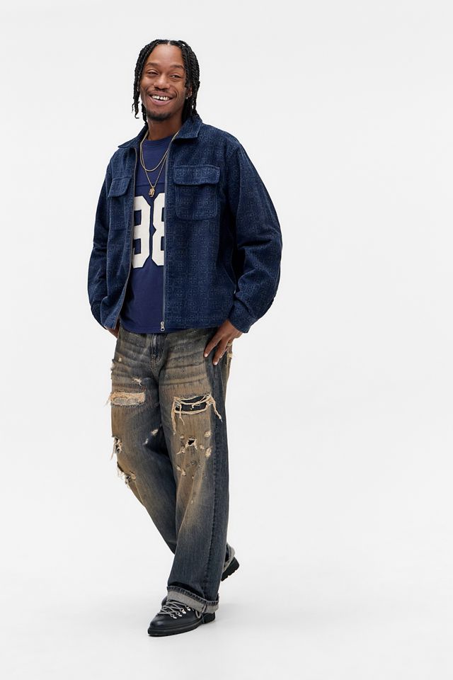 Veste chemise en velours côtelé géométrique Ezra BDG #2