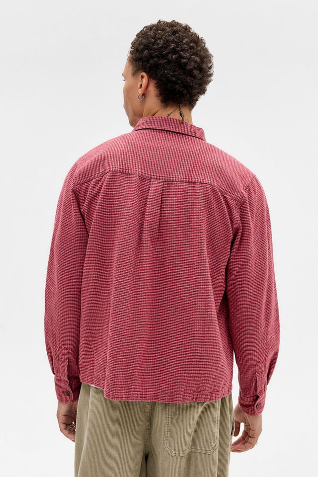 Chemise à carreaux manches longues BDG Red Reggie #3