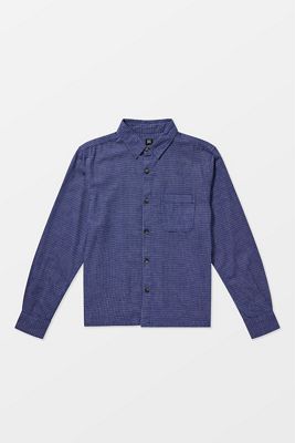 BDG Navy Reggie Langarm-Karohemd