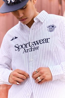 iets frans... Camiseta Deportiva Blanca con Rayas