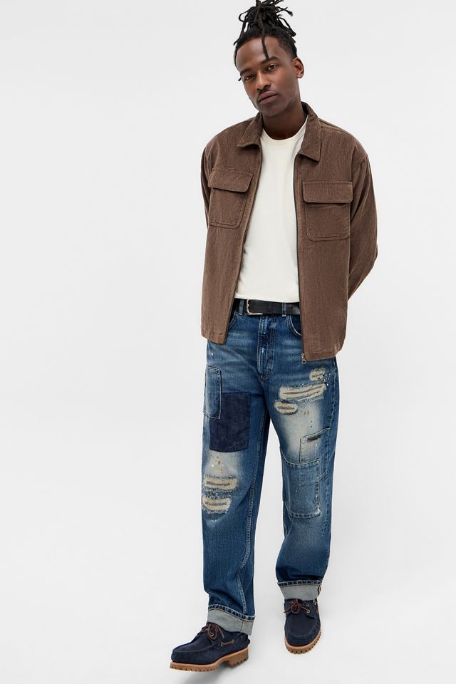 Chemise en velours côtelé BDG Ezra marron #2