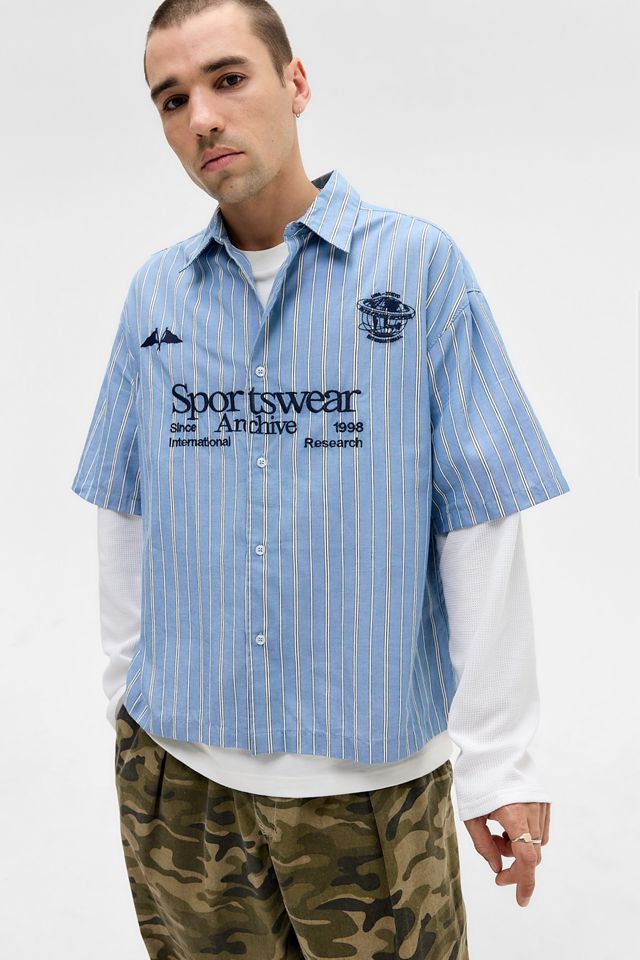 iets frans... Camisa de Manga Larga a Rayas en Capas #2