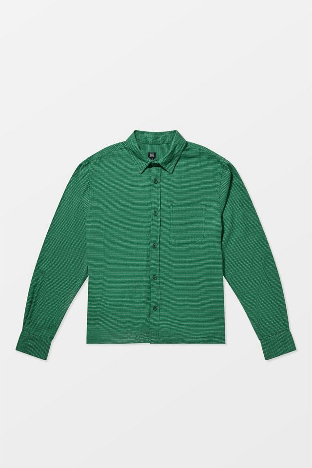 Chemise à manches longues à carreaux Reggie verte BDG #4