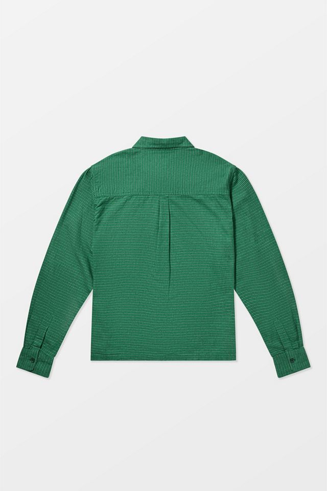Chemise à manches longues à carreaux Reggie verte BDG #5