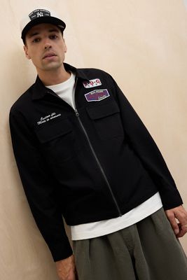 Chaqueta Mecánica con Cremallera BDG Negra