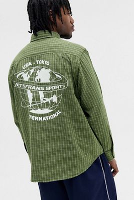 Chemise Lenn à carreaux verts iets frans...