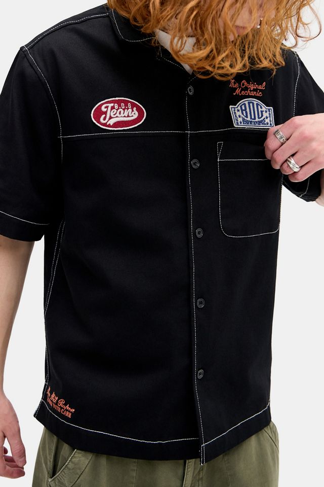BDG Black Auto Mechanic Shirt #3