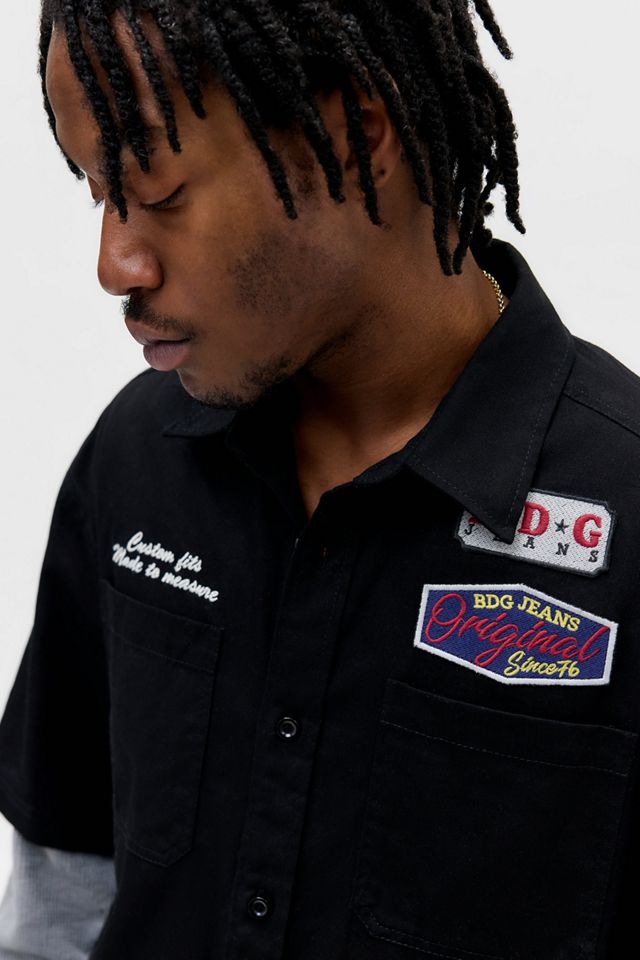 BDG Black 2-in-1 Mechanic Shirt #1