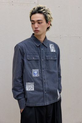 Camisa de Manga Larga con Parche Archivis