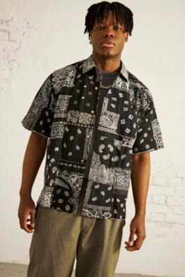 Overlord Blue Short Sleeve Bandana Shirt