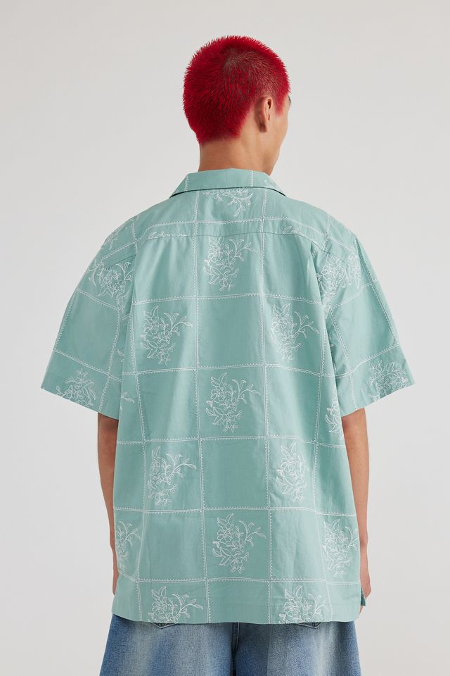 BDG Floral Embroidered Shirt #2