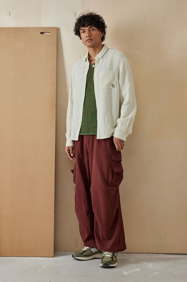 Camisa con textura UO Nomad Ecru  #1