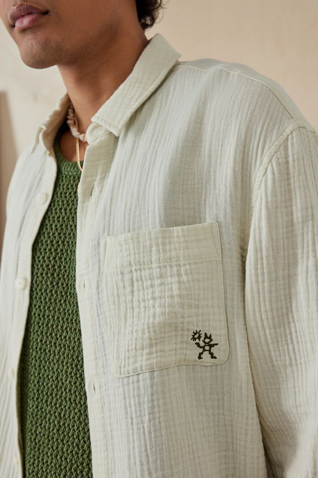 Camisa con textura UO Nomad Ecru  #3