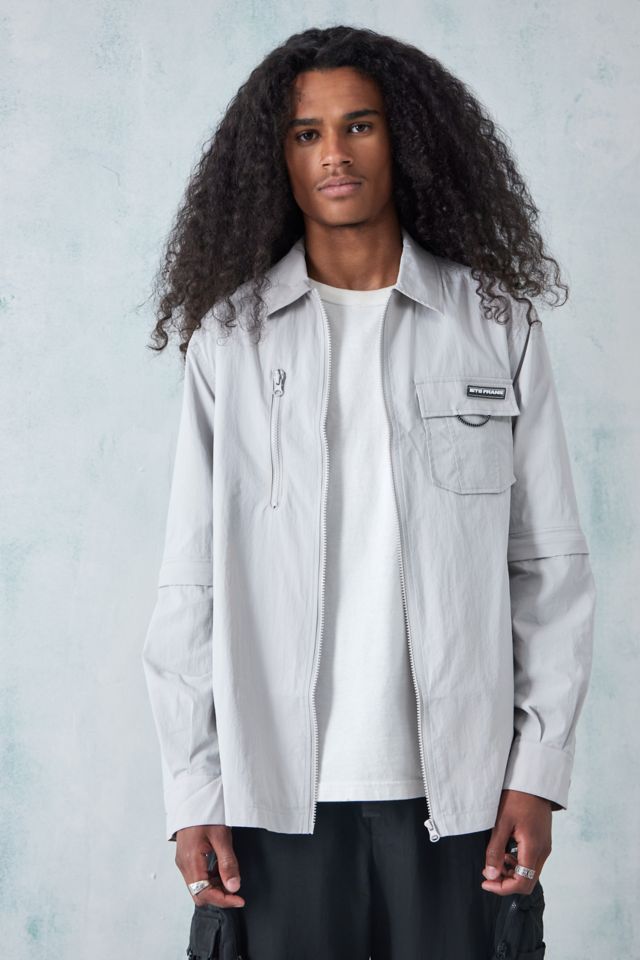 Off white hot sale shirt jacket