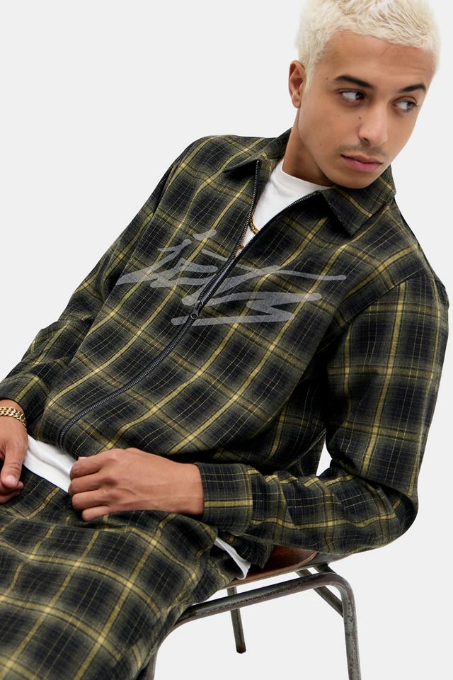 iets frans... Camicia con Zip e Graffiti a Quadri #3