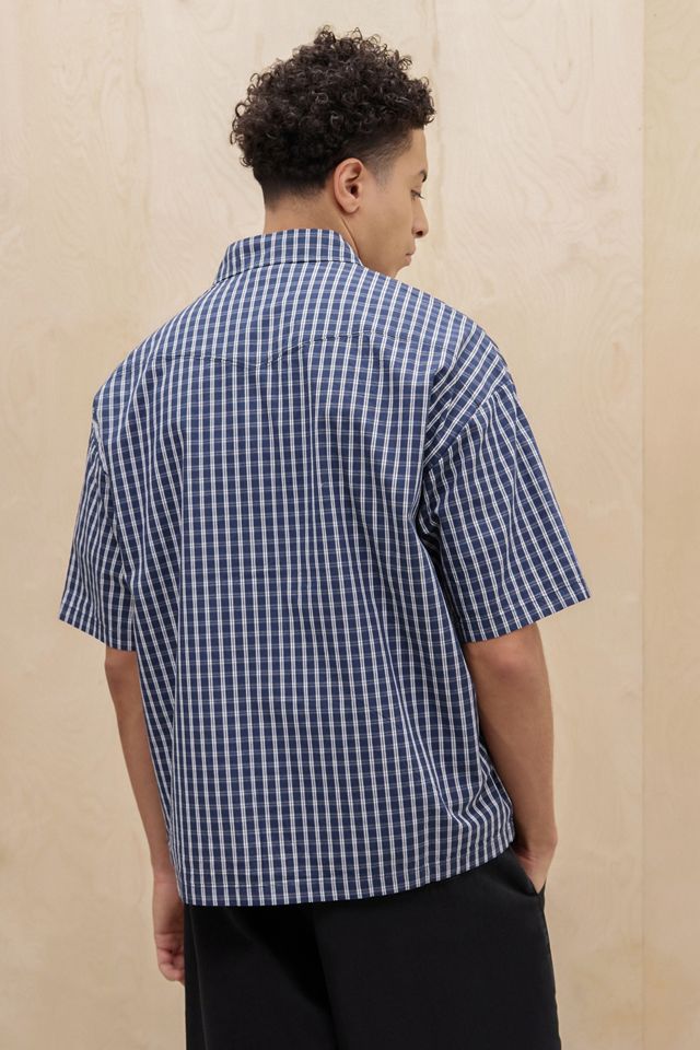 Ed Hardy UO Exclusive Western Check Short Sleeve Shirt #3