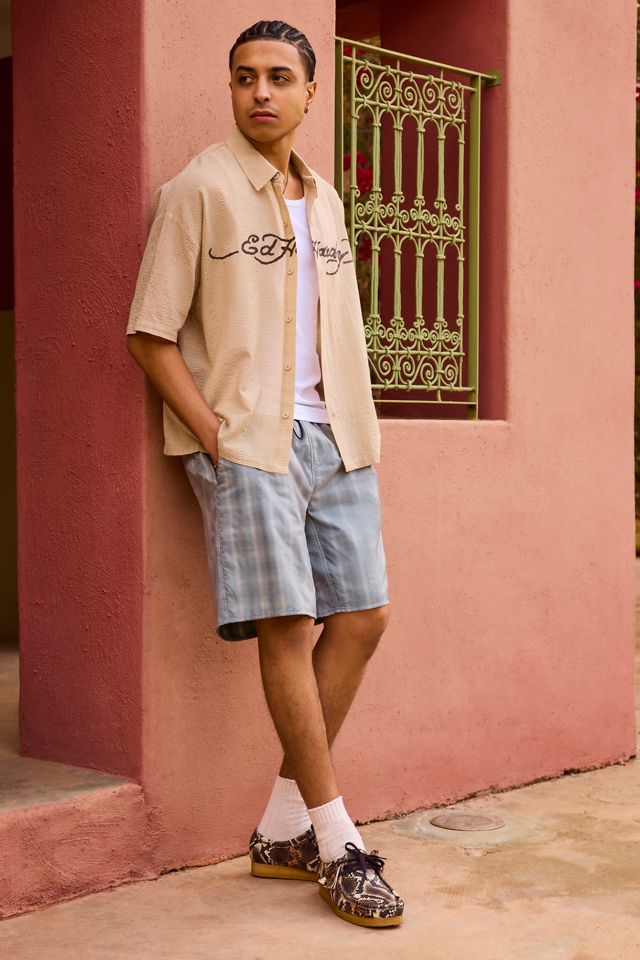 Ed Hardy Chemise manches courtes en seersucker exclusive UO #3