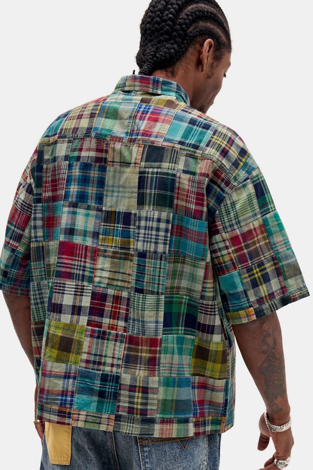 BDG Arlo Patchwork Short Sleeve Shirt #2