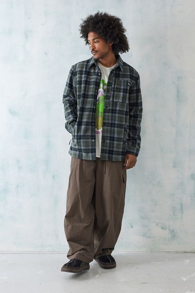 Penfield Camicia in pile a quadri grigia #2